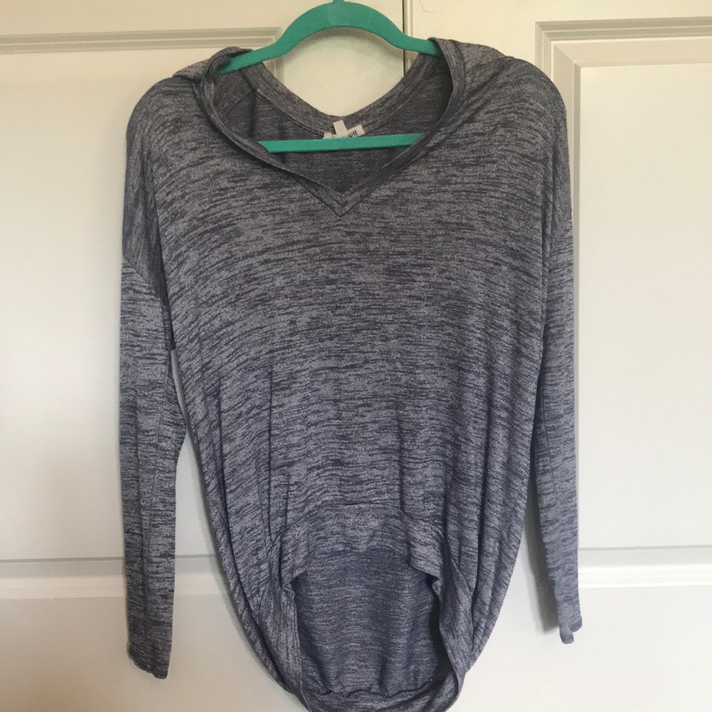 Baggy V-neck long sleeve